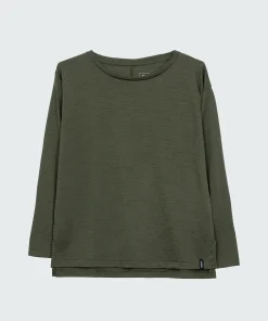 Flash Sale Finisterre Women's Seeker Merino Long Sleeve T-Shirt Olive