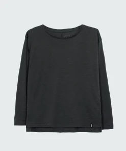 Fashion Finisterre Women's Seeker Merino Long Sleeve T-Shirt RavenBlack
