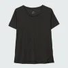 Sale Finisterre Women's Seeker Merino Scoop Neck T-Shirt RavenBlack