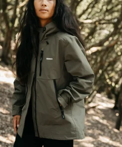 Cheap Finisterre Women's Stormbird Waterproof Jacket Olive