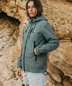 Fashion Finisterre Women's Stormbird Waterproof Jacket DeepSea