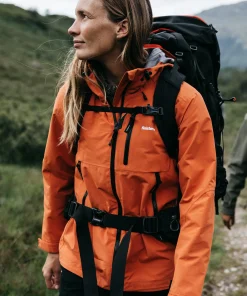 Clearance Finisterre Women's Stormbird Waterproof Jacket RedRust