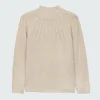 Fashion Finisterre Women's Stornoway Cable Yoke Sweater Oatmeal