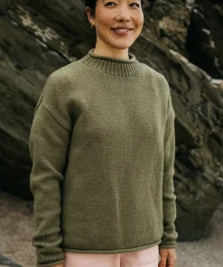Online Finisterre Women's Taran Sweater WillowGreen
