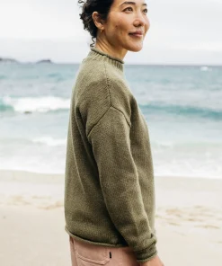 Online Finisterre Women's Taran Sweater WillowGreen