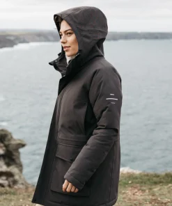 Outlet Finisterre Women's Vellus Parka Jacket Raven