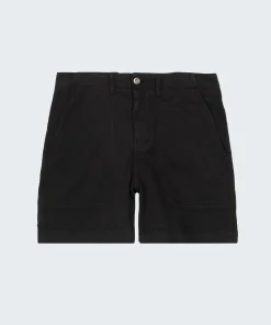 Cheap Finisterre Women's Yarrel Canvas Shorts Black