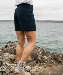 Sale Finisterre Women's Yarrel Canvas Shorts Navy